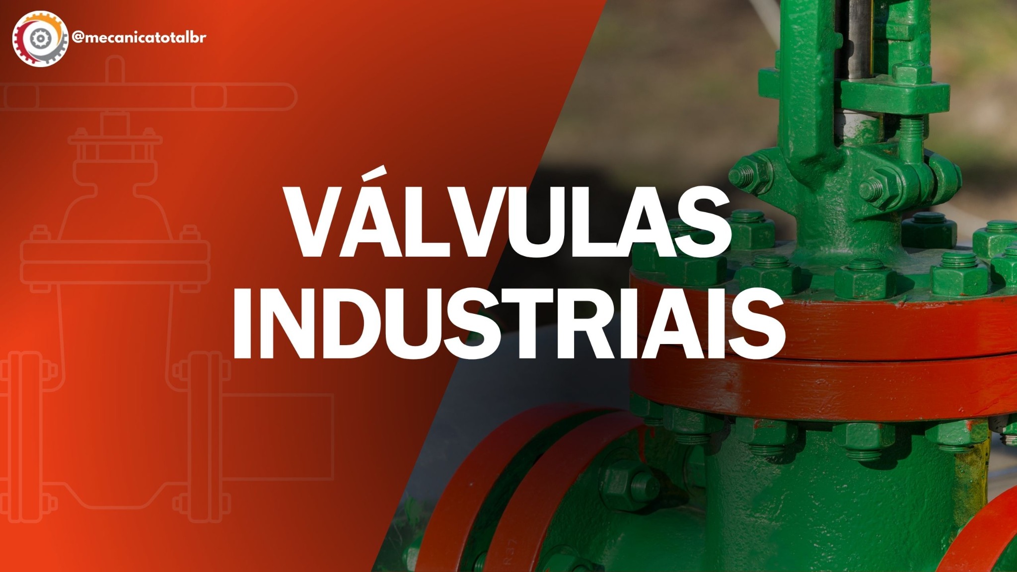 Capa do curso Válvulas Industriais