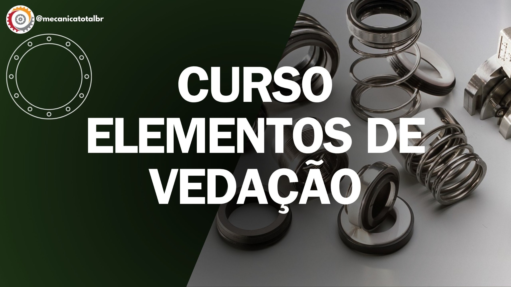 Capa do curso Elementos de Vedação