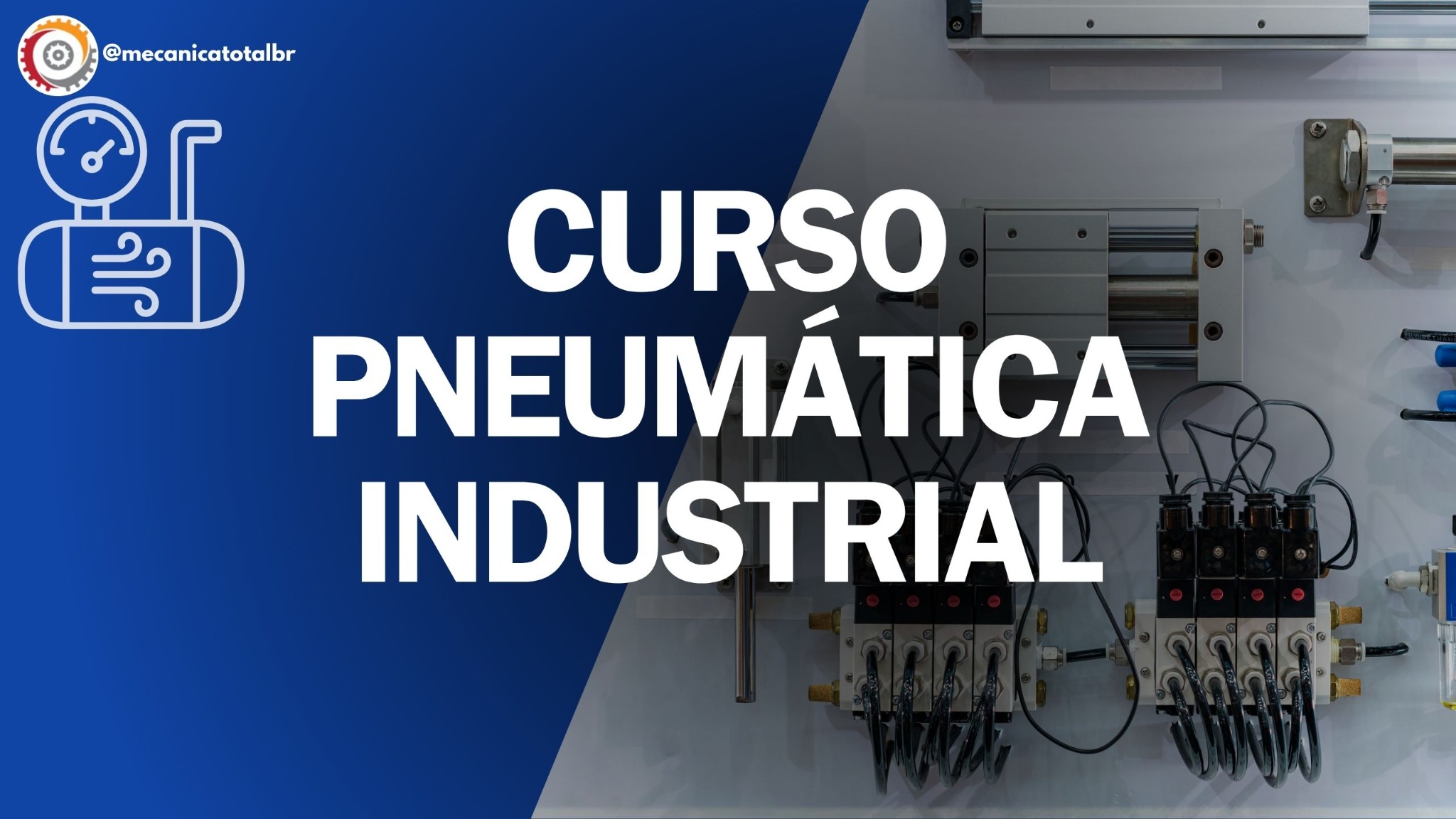 Capa do curso Pneumática Industrial