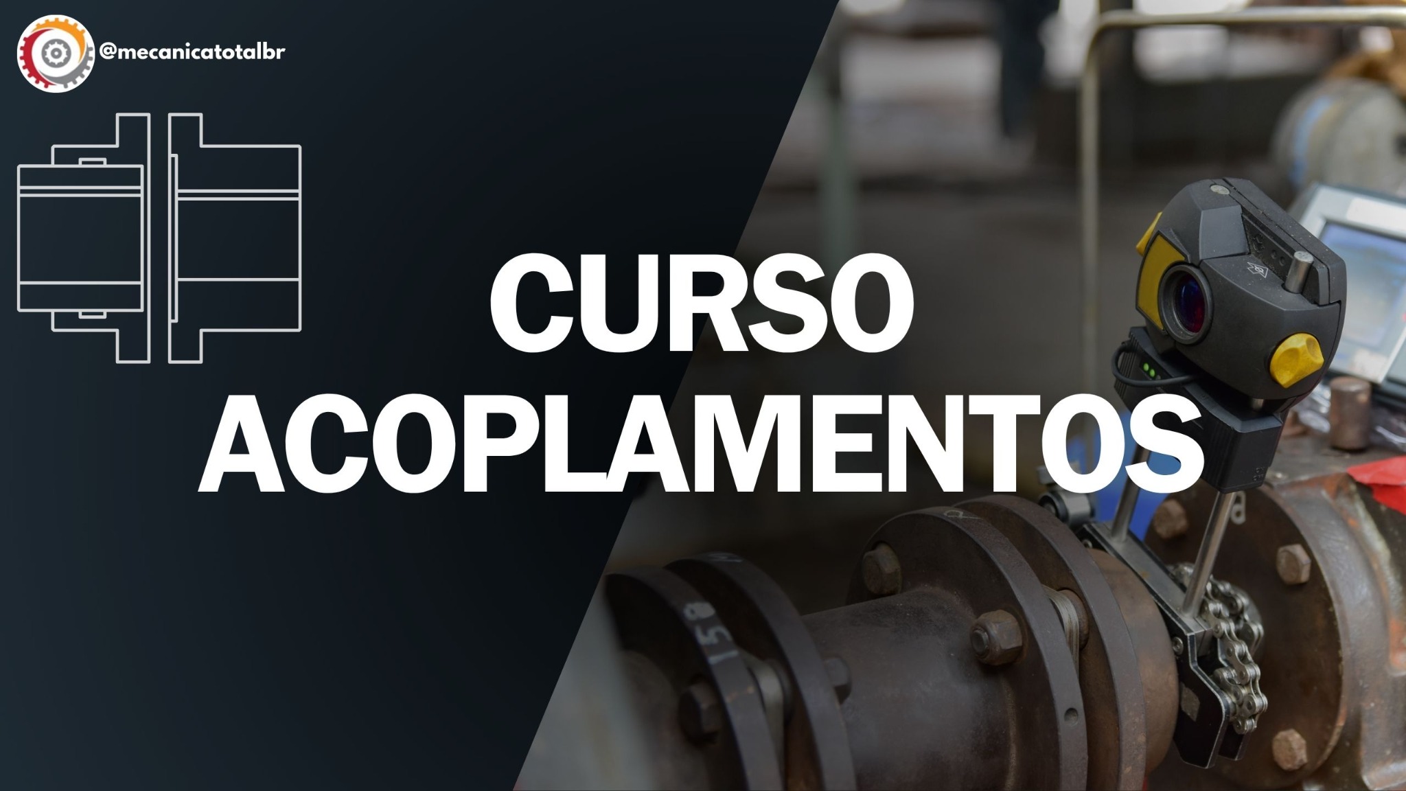 Capa do curso Acoplamentos Mecânicos
